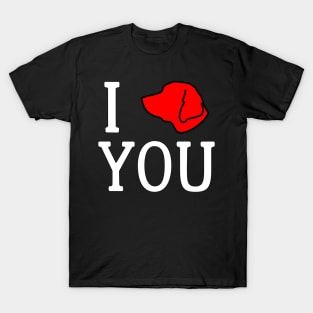 Labrador Retriever Love - I lab you T-Shirt